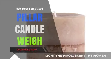 Understanding the Weight of a Standard 3 x 4 Pillar Candle