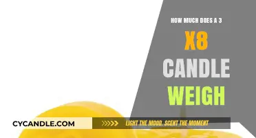 Unveiling the Weight of a Standard 3x8 Candle: A Comprehensive Guide
