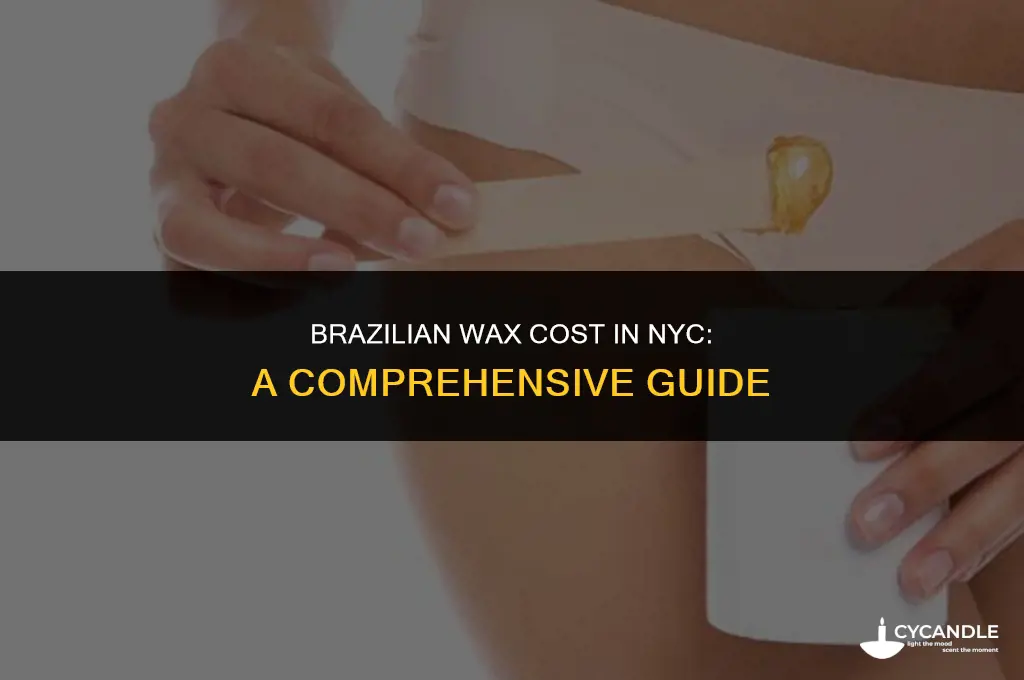how much does a brazilian wax cost in nyc