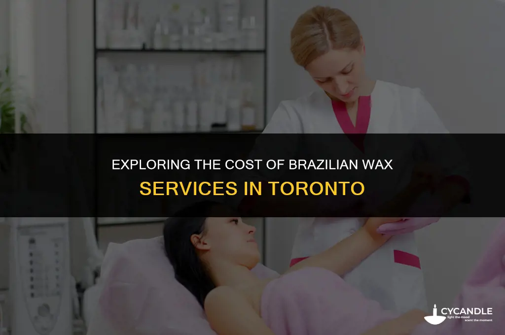 how much does a brazilian wax cost in toronto