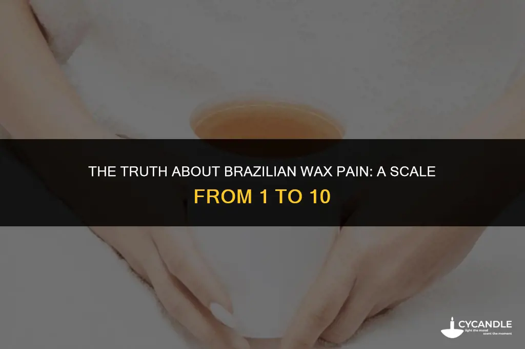 how much does a brazlian wax hur 1-10