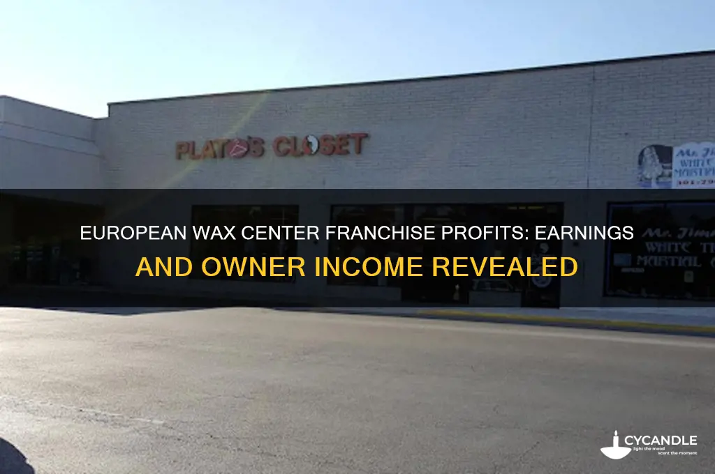 how much does a european wax center franchise owner make