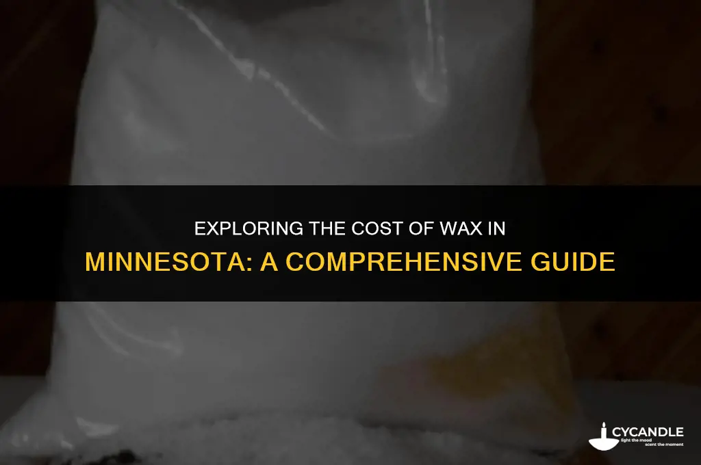 how much does a gram of wax cost in minnesota