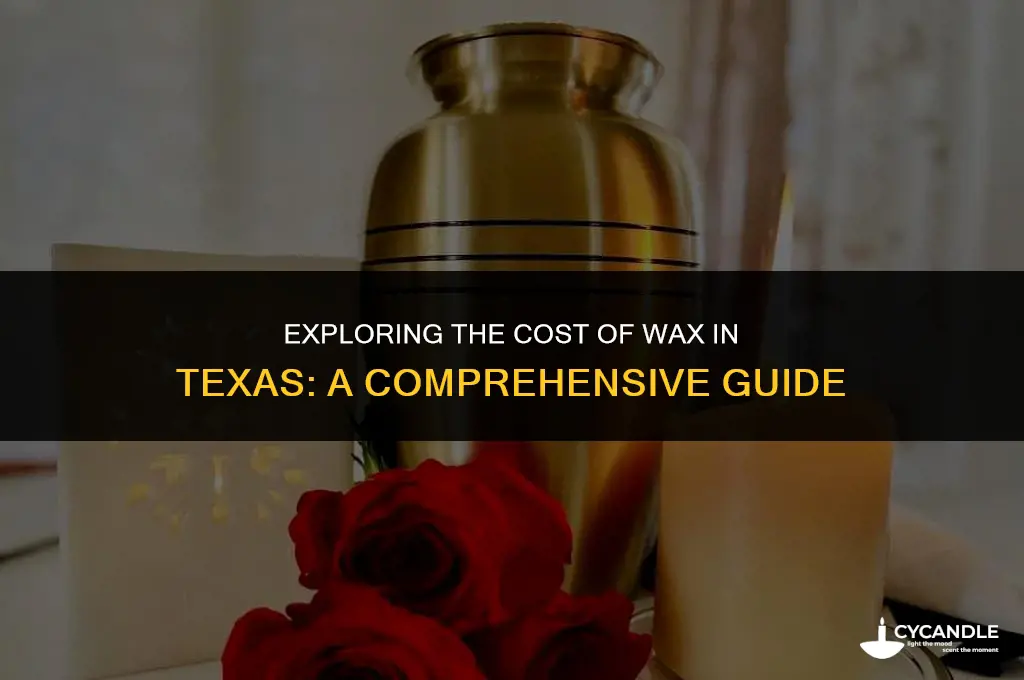 how much does a gram of wax cost in texas