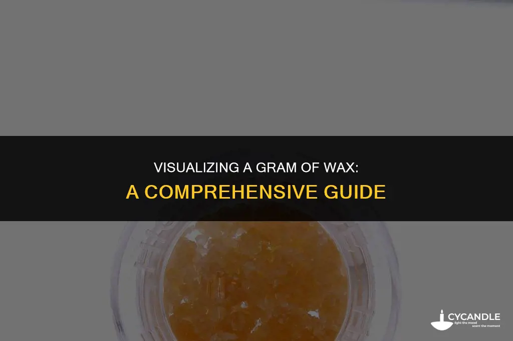how much does a gram of wax look like