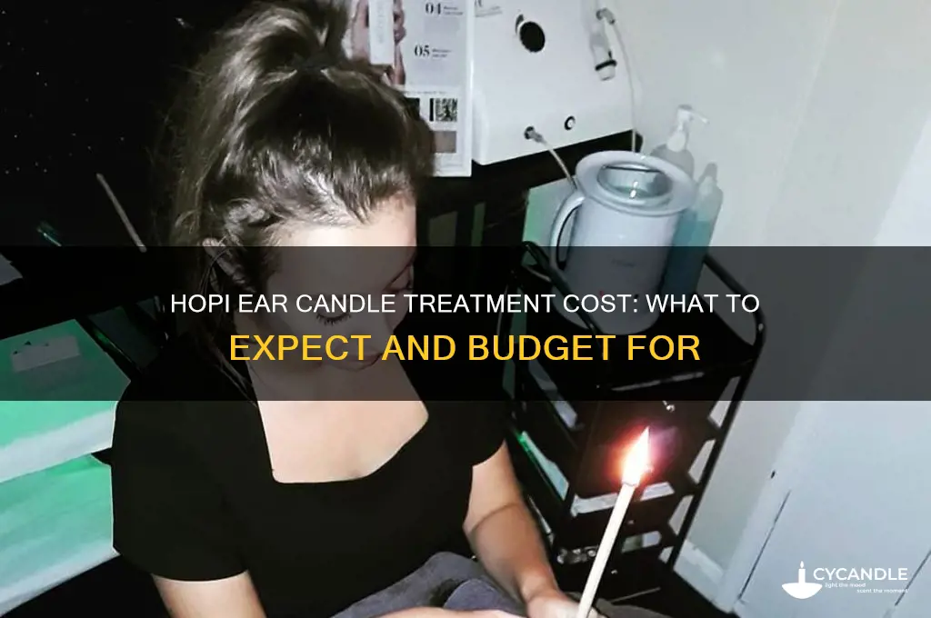 how much does a hopi ear candle treatment cost