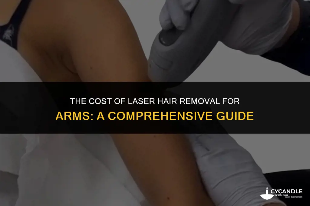 how much does a laser wax for arms cost