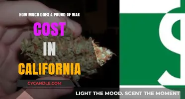 Exploring the Cost of Wax in California: A Pound at a Time