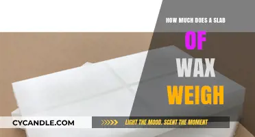 Exploring the Weight of a Slab of Wax: Facts and Figures