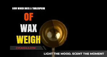 The Surprising Weight of a Tablespoon of Wax: Unveiled