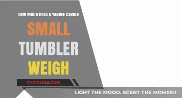 Yankee Candle Small Tumbler Weight: A Quick Guide