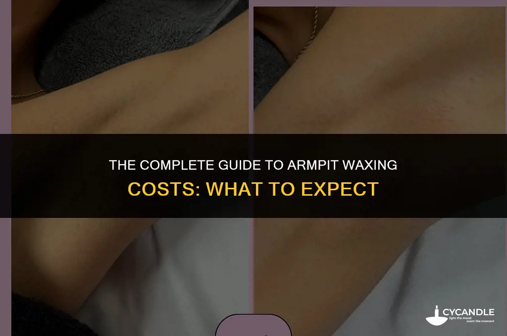 how much does an armpit wax cost