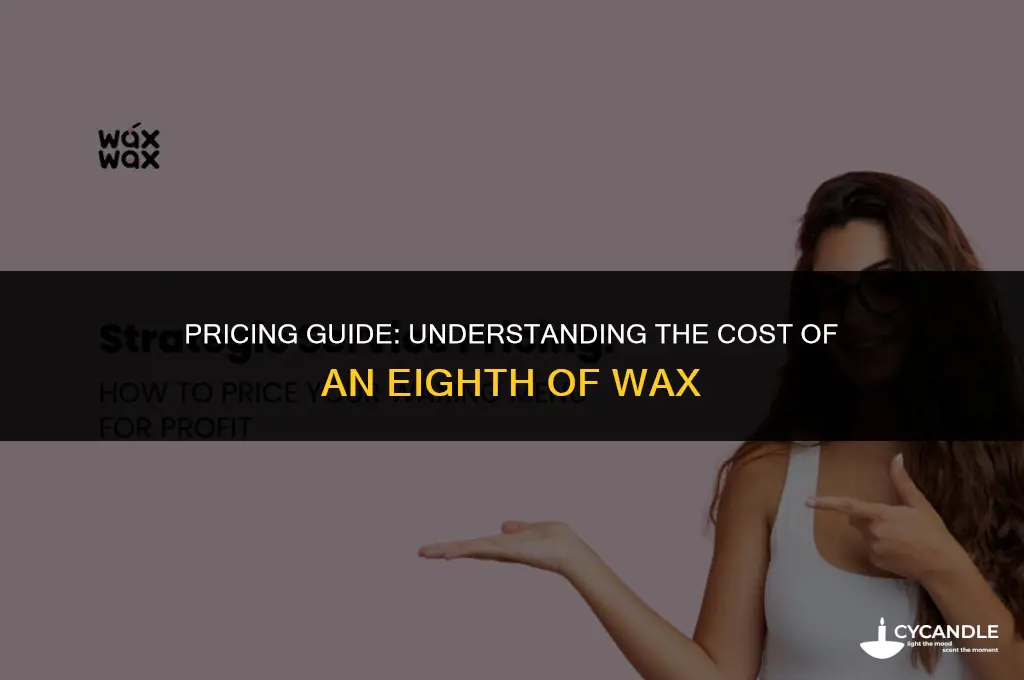 how much does an eighth of wax cost