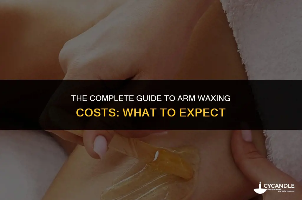 how much does arm waxing cost