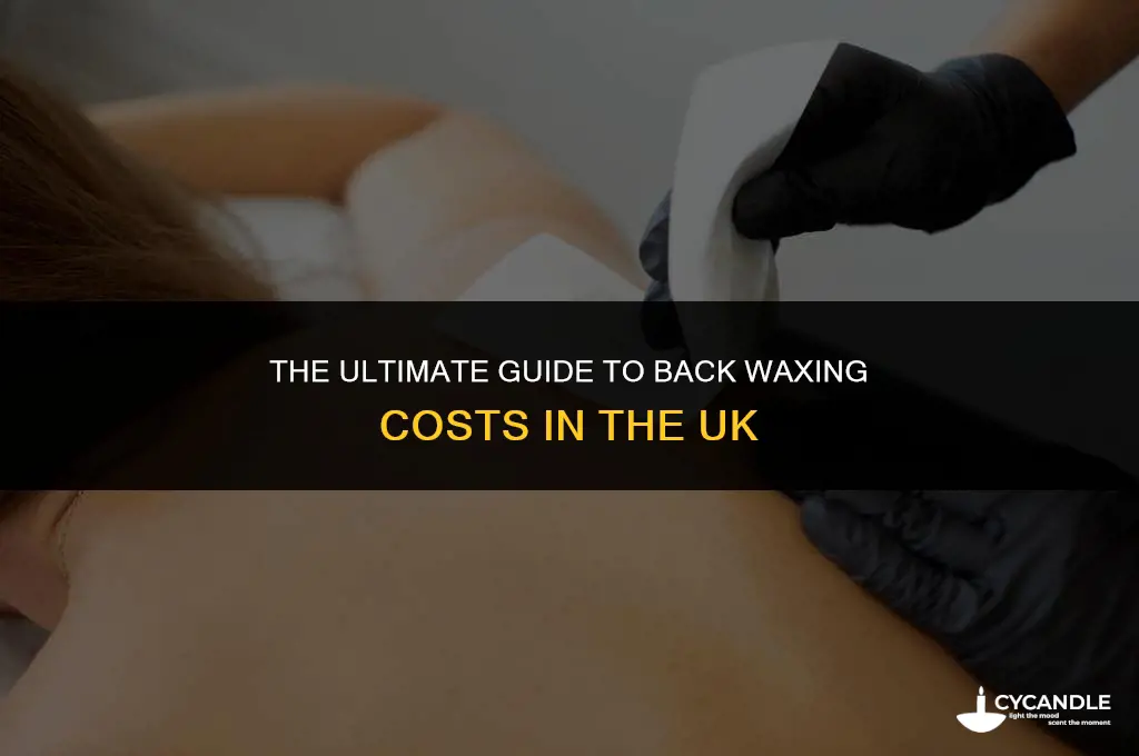 how much does back waxing cost uk