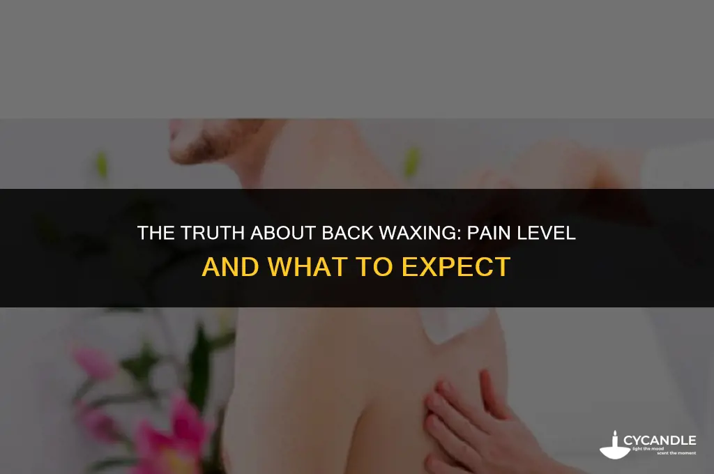 how much does back waxing hurt