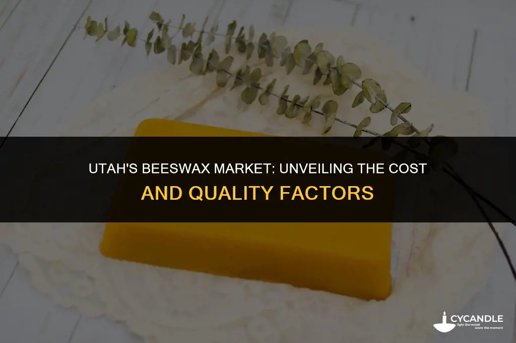 how much does bees wax cost utah