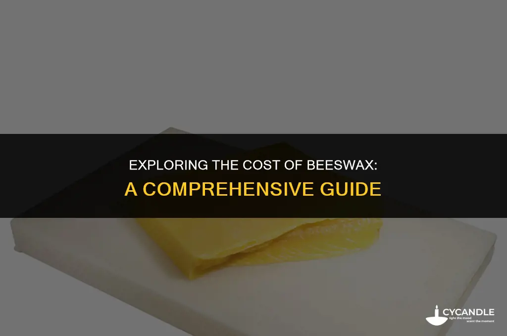 how much does bees wax cost