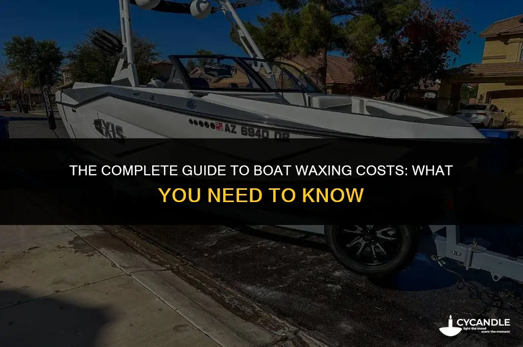 how much does boat waxing cost