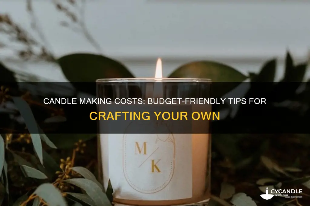 how much does candle making cost