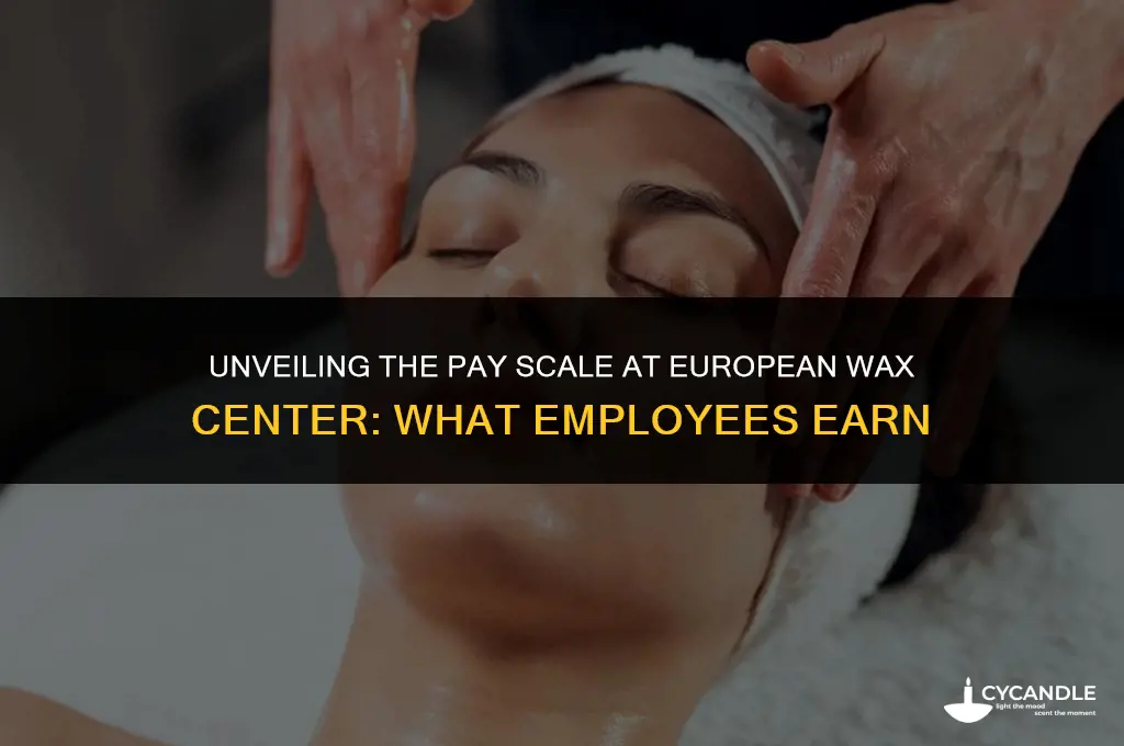 how much does european wax center pay employees