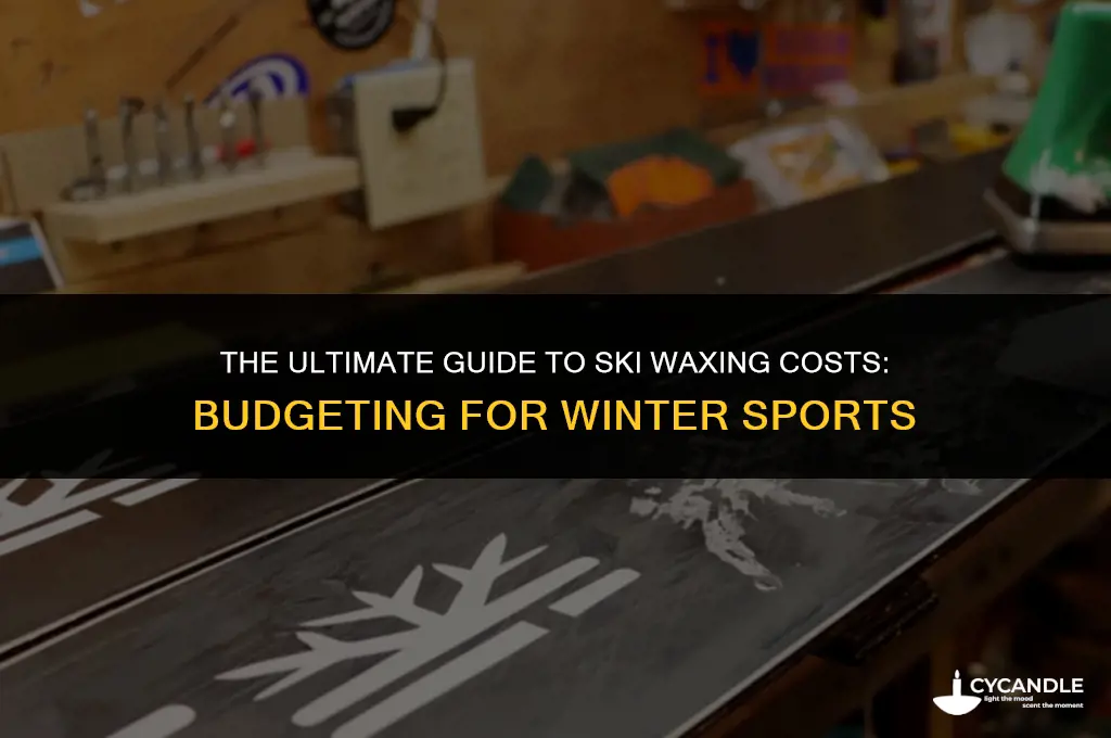 how much does it cost to get skis waxed
