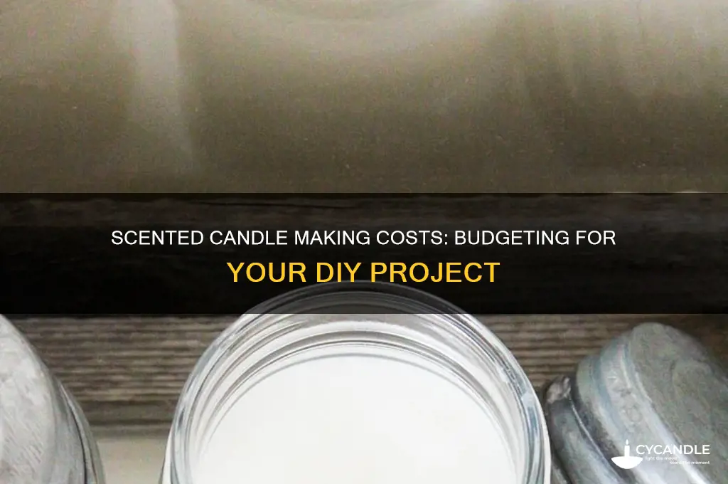 how much does it cost to make a scented candle