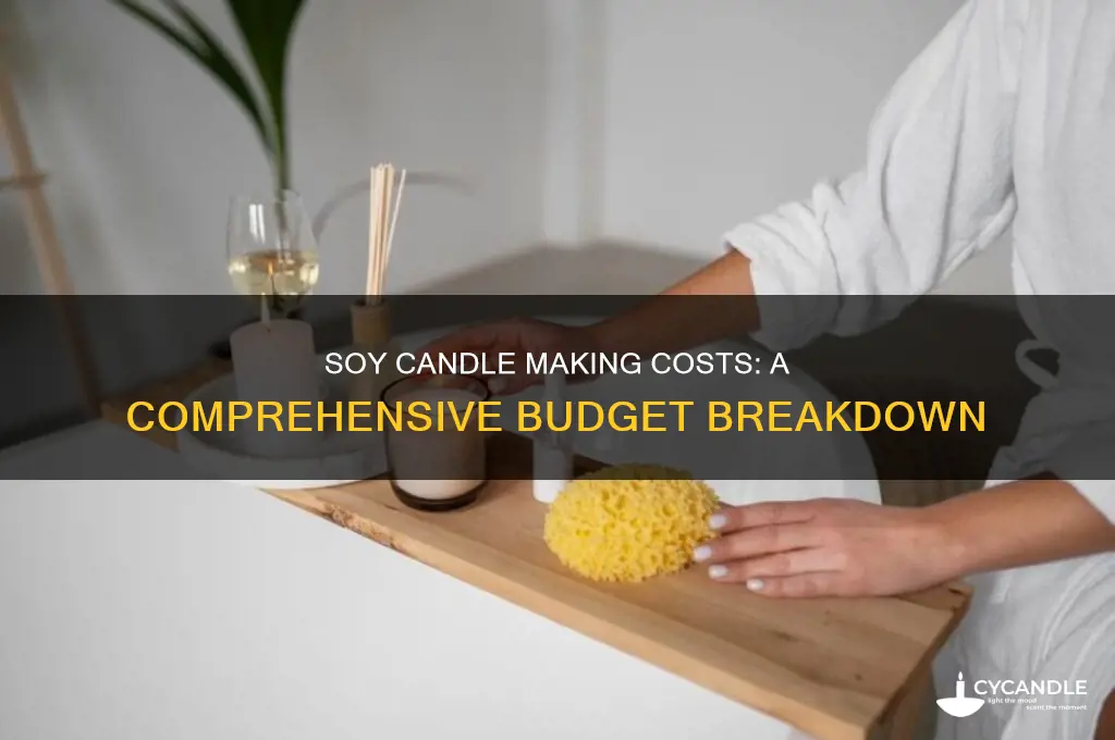 how much does it cost to make a soy candle