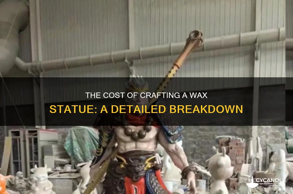 how much does it cost to make a wax statue