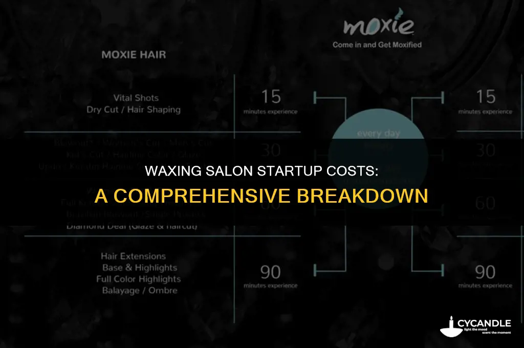 how much does it cost to open a waxing salon