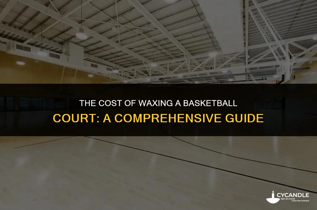 how much does it cost to wax a basketball court