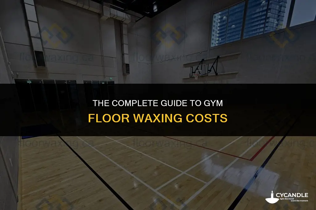 how much does it cost to wax a gym floor