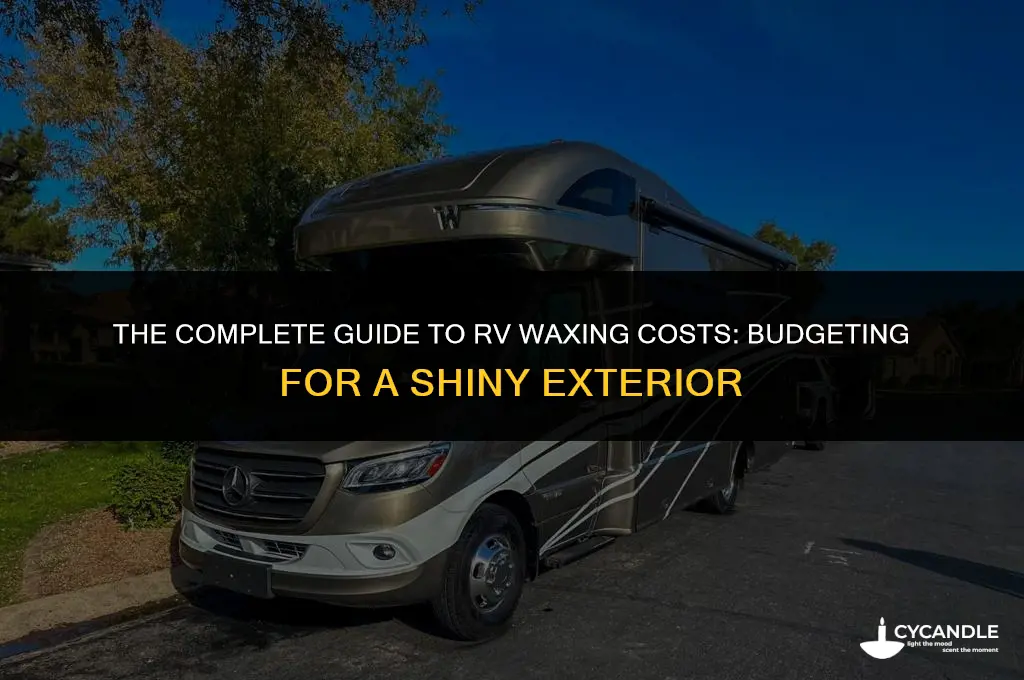 how much does it cost to wax an rv