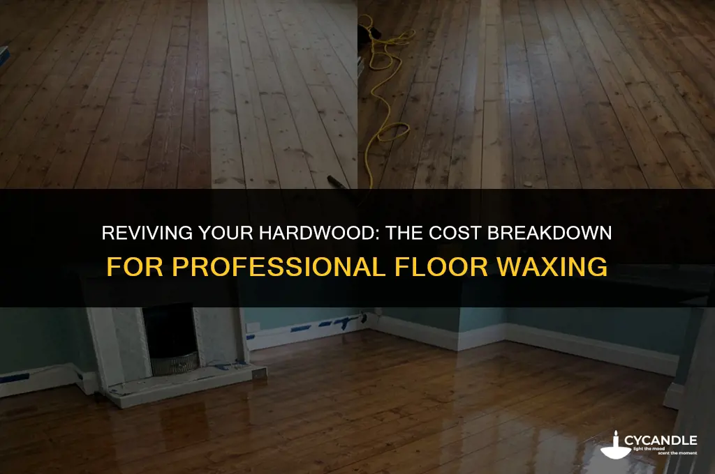 how much does it cost to wax hardwood floors