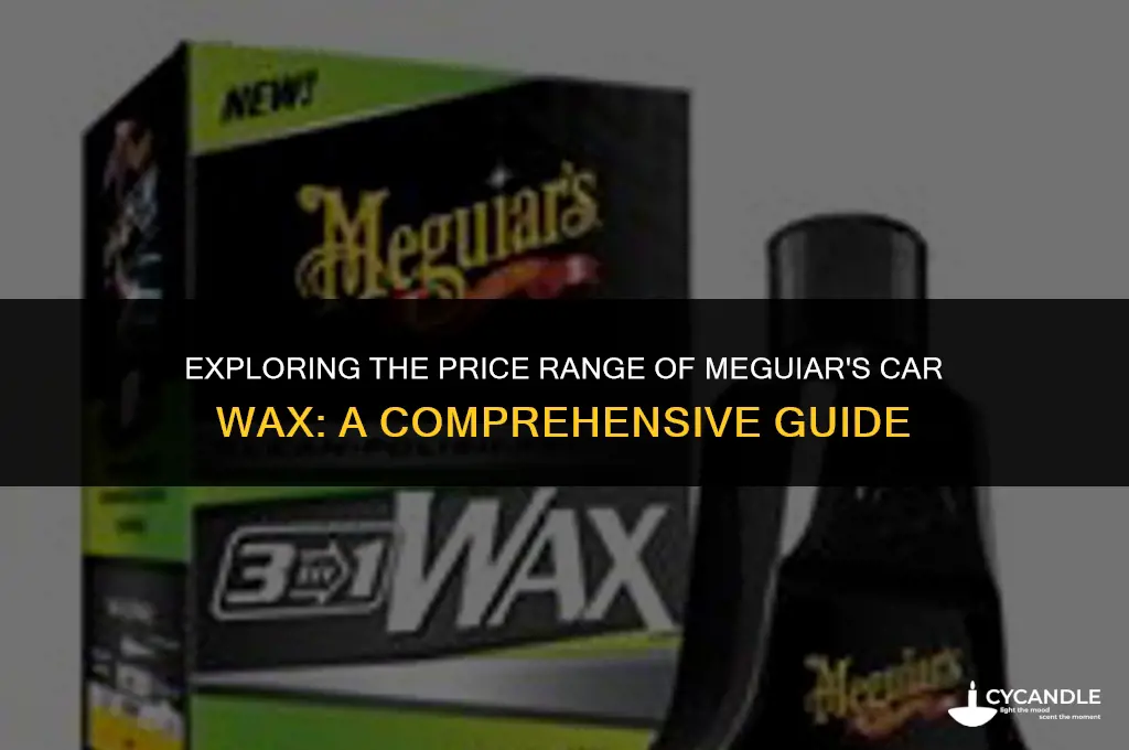 how much does meguiar