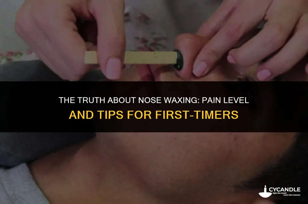 how much does nose waxing hurt