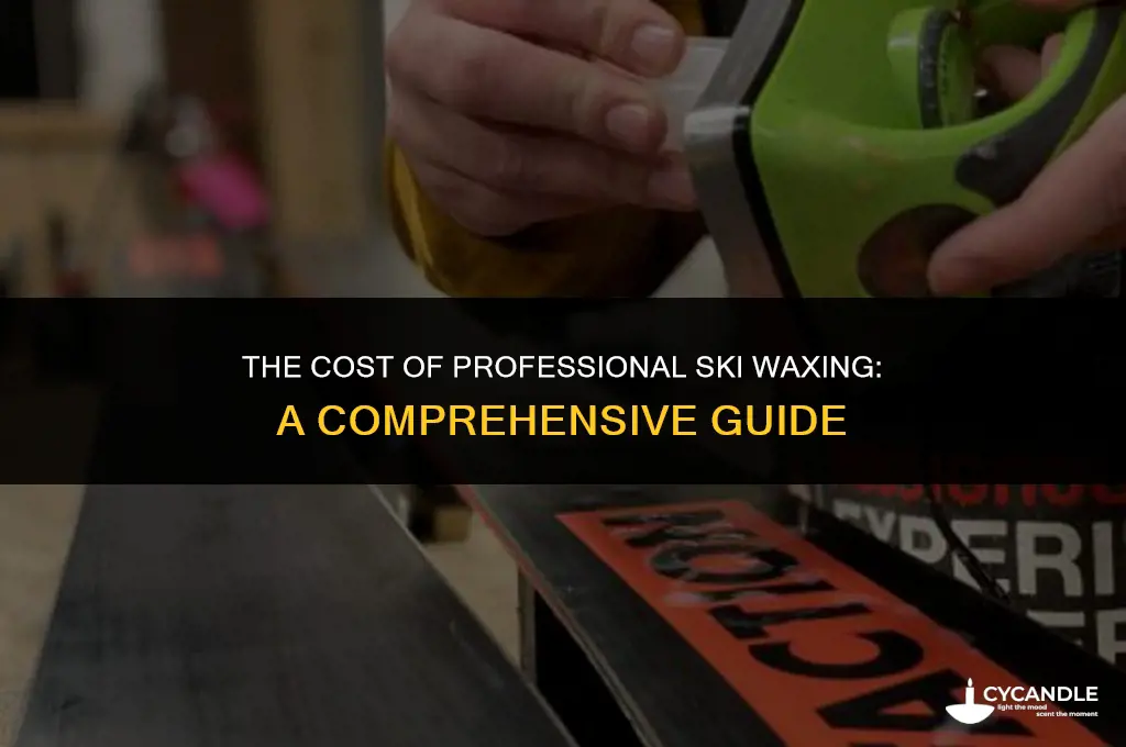 how much does professional skii waxing cost