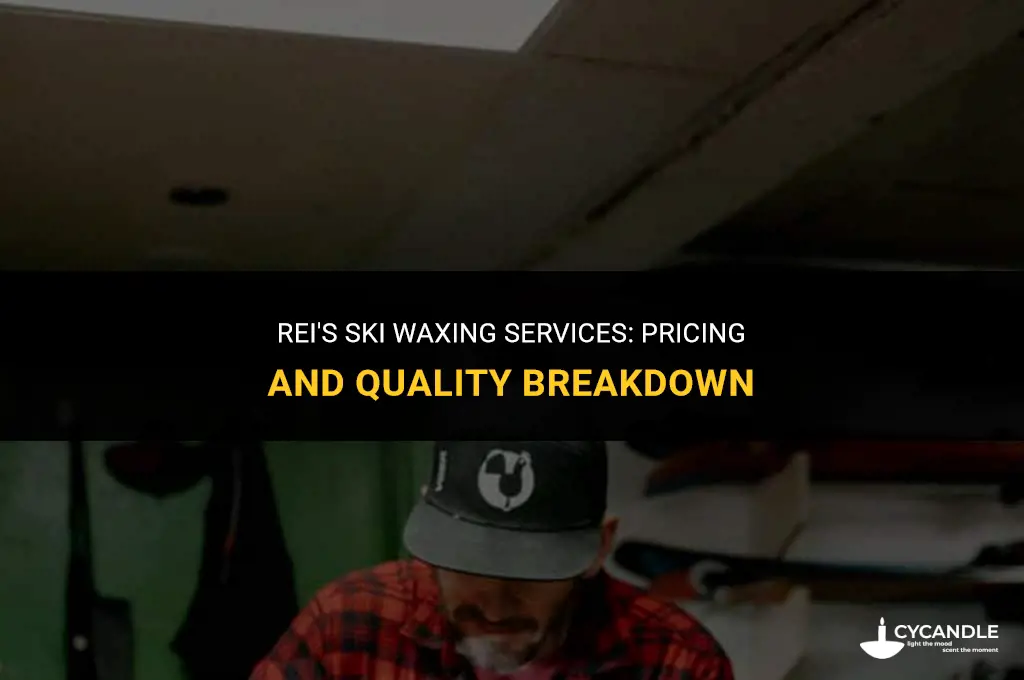 how much does rei charge to wax skis