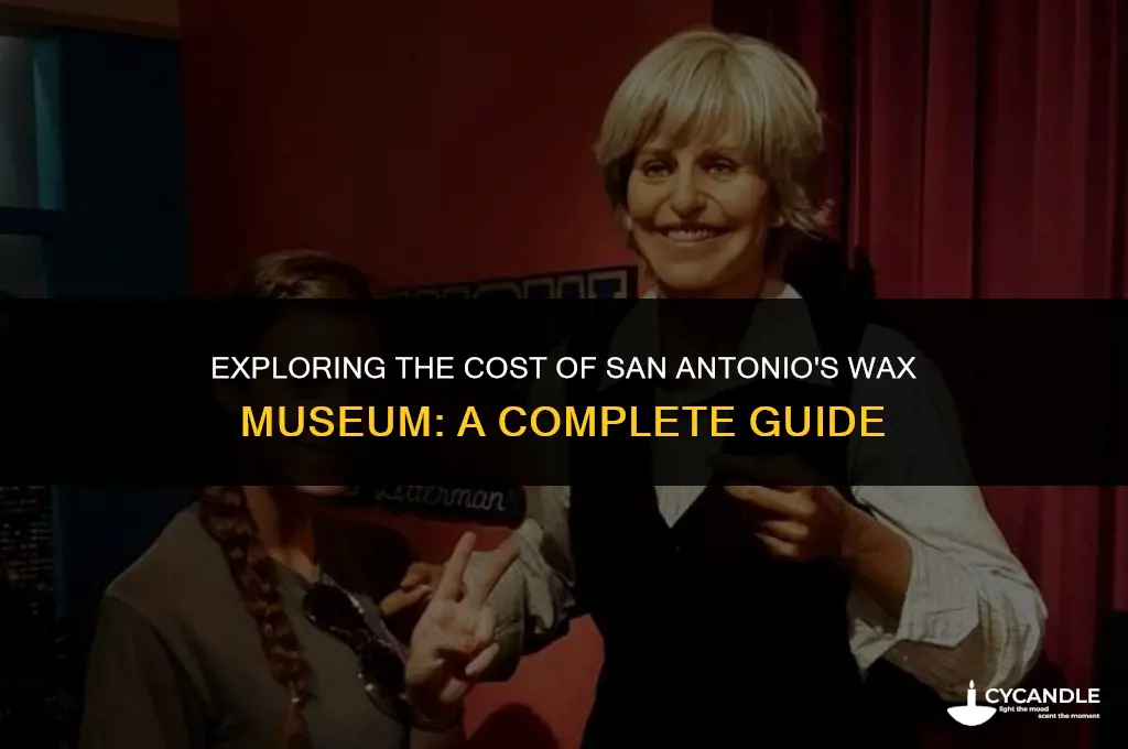how much does the wax museum cost in san antonio