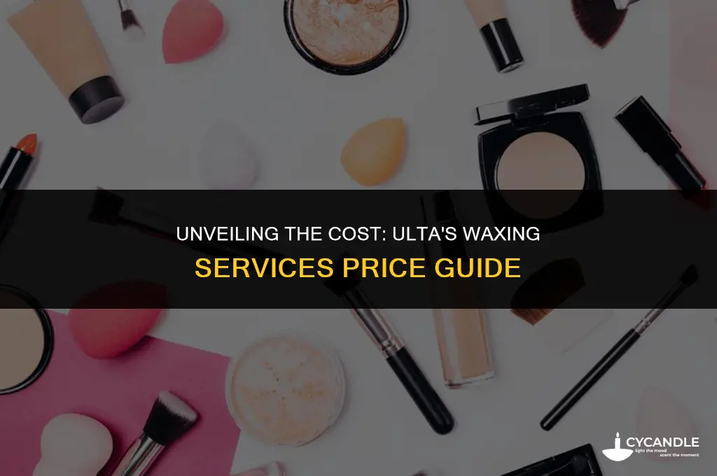 how much does ulta charge to wax