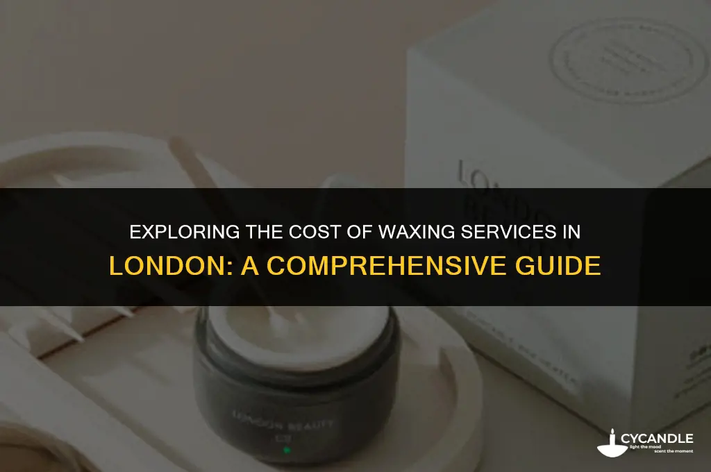 how much does waxing cost in london