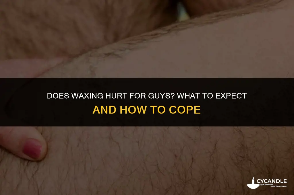 how much does waxing hurt for guys