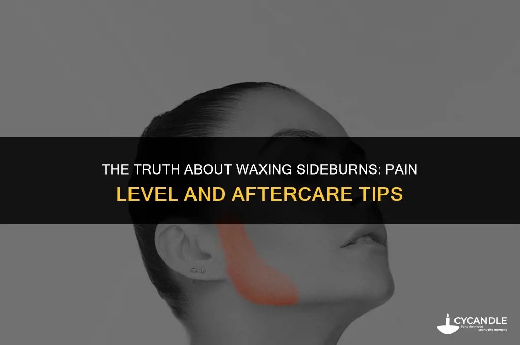 how much does waxing sideburns hurt