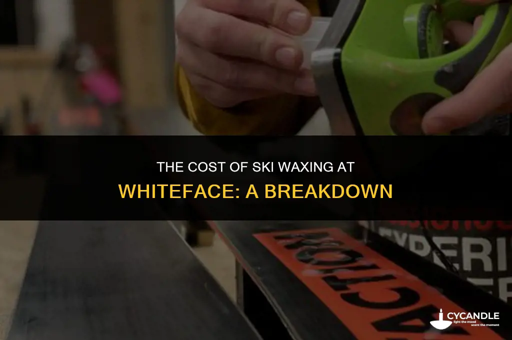 how much does waxing your skiis cost at whitface