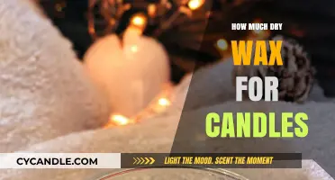 Perfecting Candle Making: Optimal Dry Wax Quantities for Flawless Results