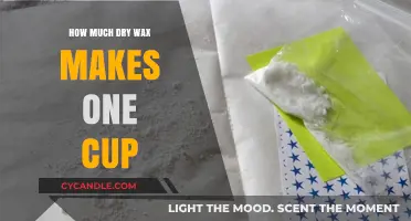 Measuring Dry Wax: How Much is Needed for One Cup?