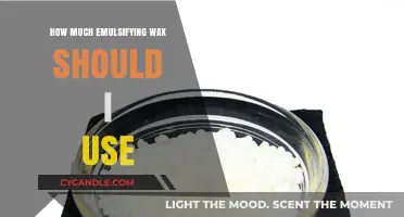 Mastering Emulsions: The Optimal Wax-to-Oil Ratio for Perfect Consistency