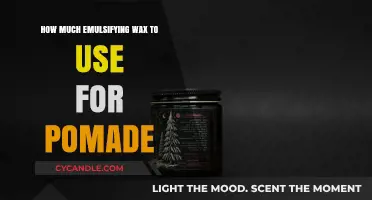 Crafting the Perfect Pomade: A Guide to Emulsifying Wax Ratios