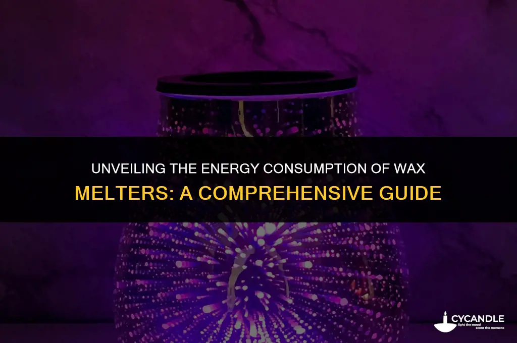 how much energy does a wax melter use