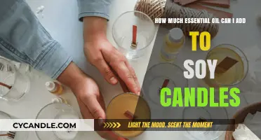 Perfect Scent Balance: Essential Oil Limits for Soy Candles